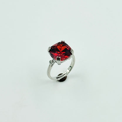 Women’s Cushion Cut Ring 18k Gold Plated