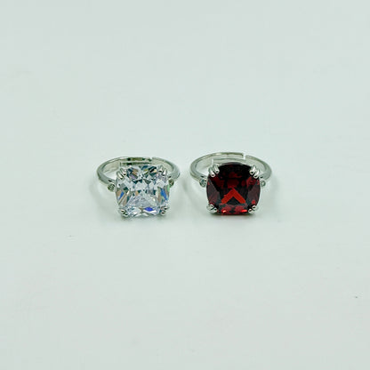 Women’s Cushion Cut Ring 18k Gold Plated