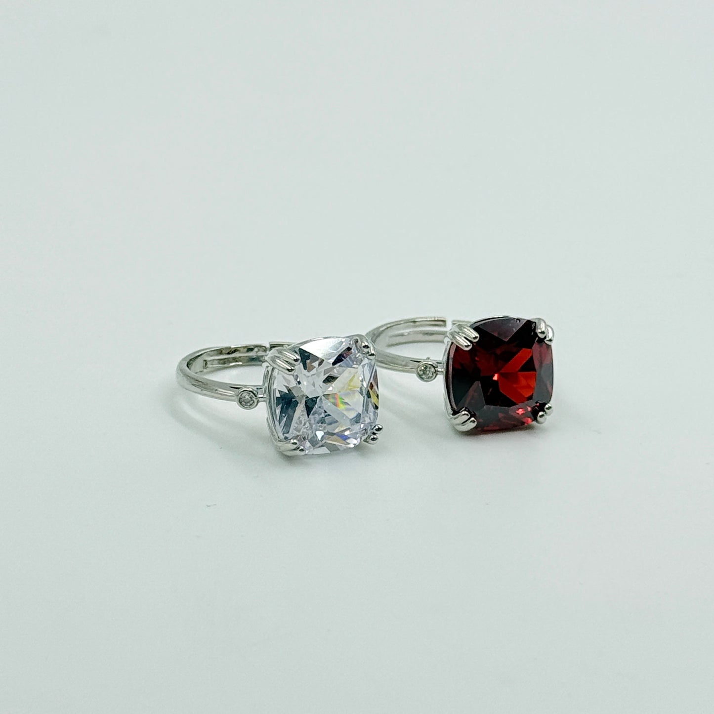 Women’s Cushion Cut Ring 18k Gold Plated