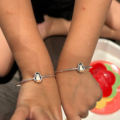 Kids Silver Kada/Bracelet  - Pure Silver