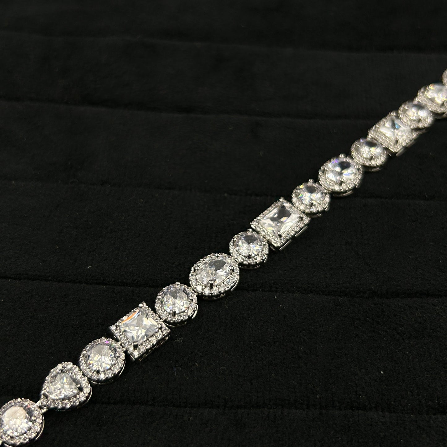 Women's 18k White Gold Plated Bracelet