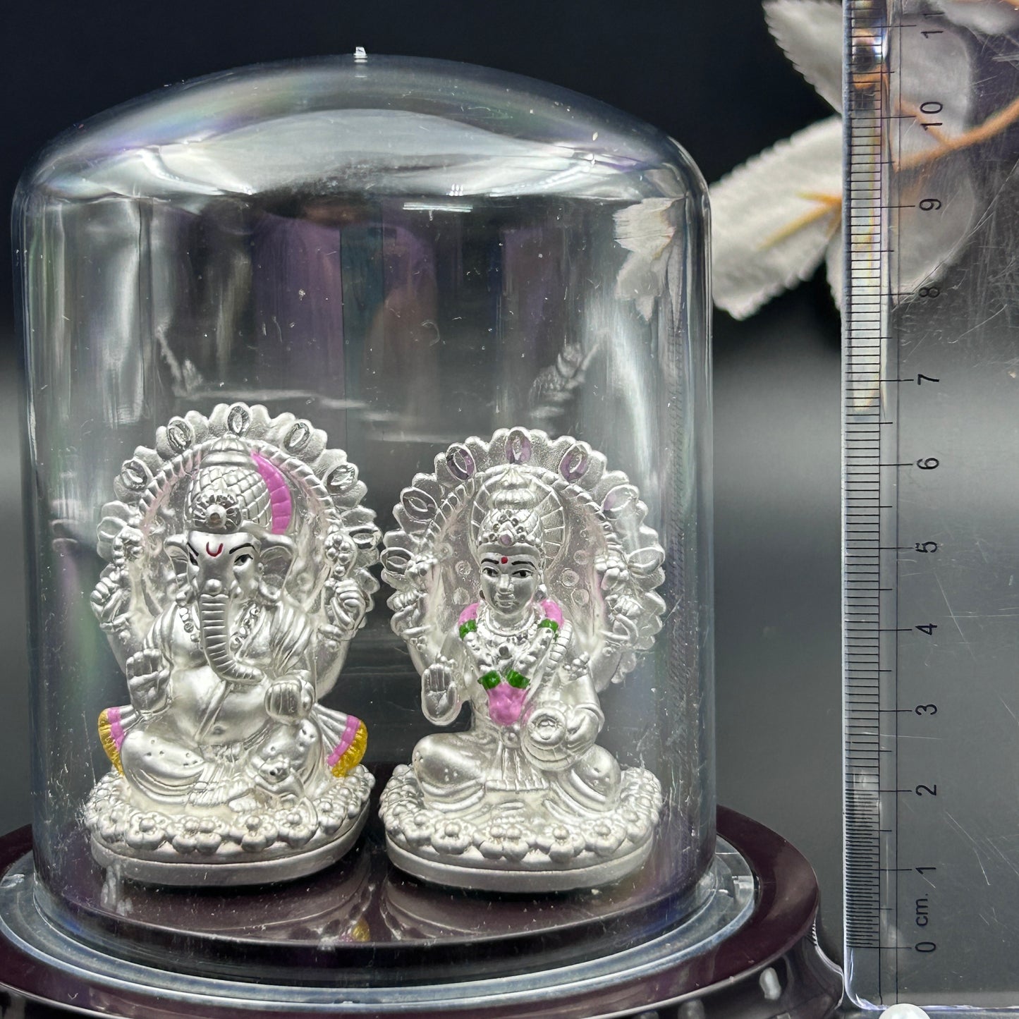 Ganesh/Laxmi Pure 999 Silver Murti