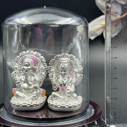 Ganesh/Laxmi Pure 999 Silver Murti