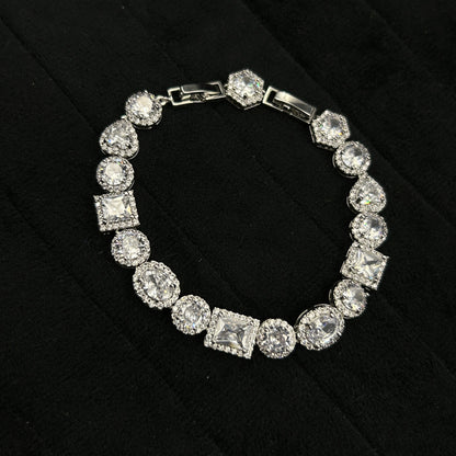 Women's 18k White Gold Plated Bracelet