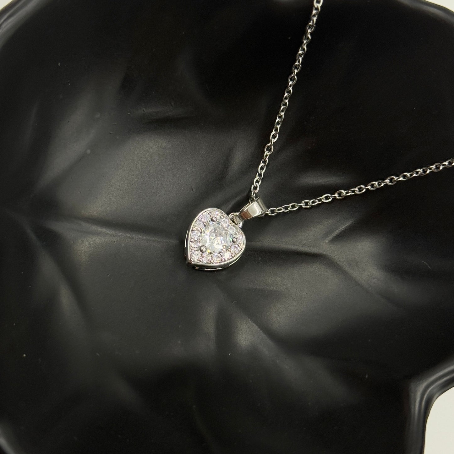 18k Gold Plated Women's Minimal Pendant Heart