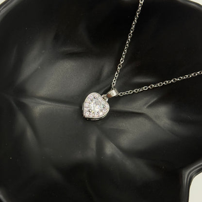 18k Gold Plated Women's Minimal Pendant Heart