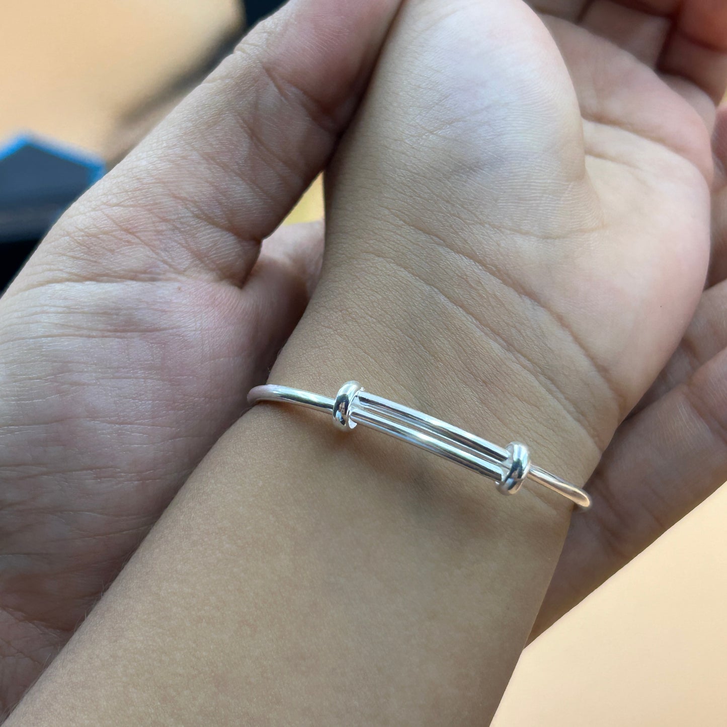 Silver Baby Kada - Adjustable Bracelet