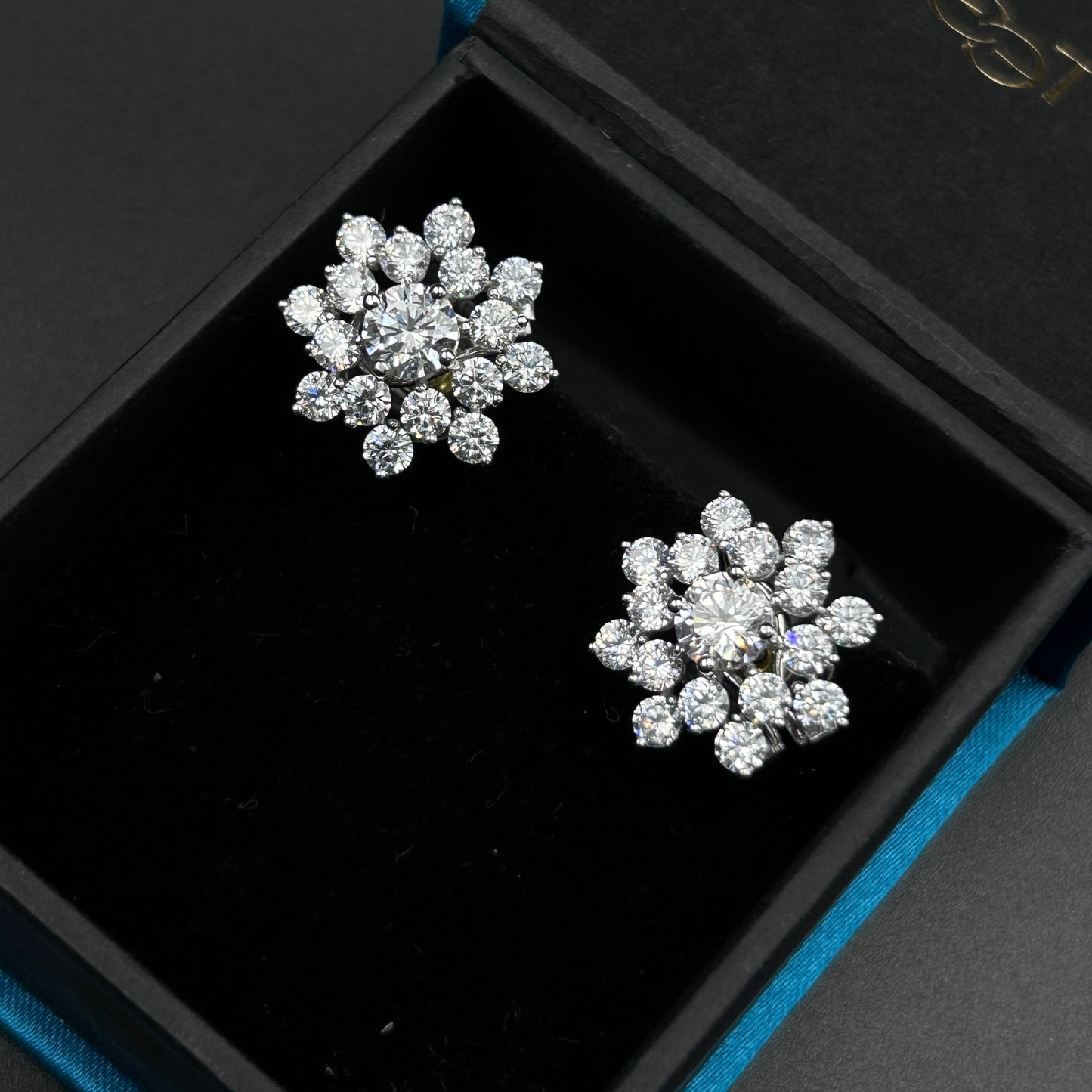 925 Silver Flower Earrings