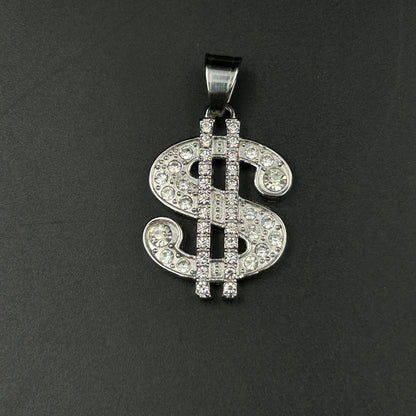 Men’s Stainless steel Dollar Pendant