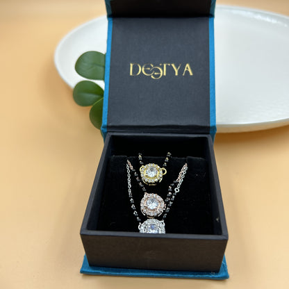 Deepika Padukone 925 Silver Mangalsutra