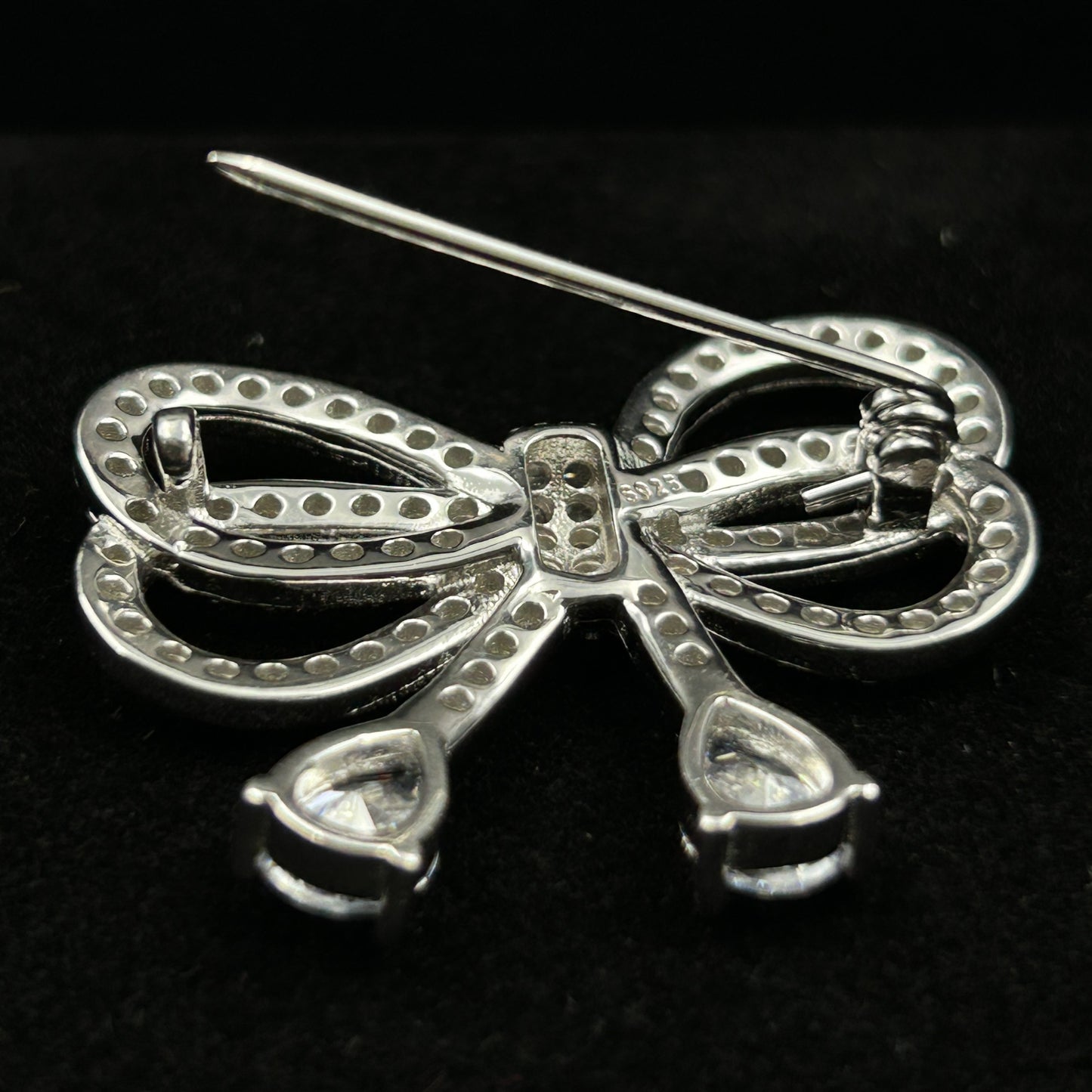 925 BOW Brooch for women - Women's Saree Pin