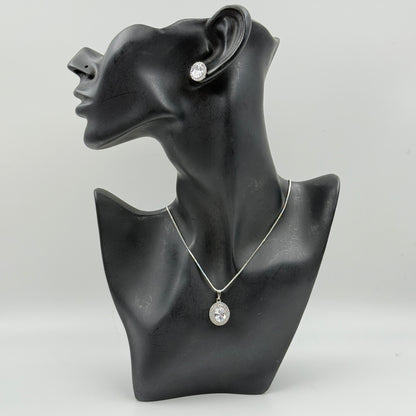 Minimal Necklace Set For Women ( Oval Cut )