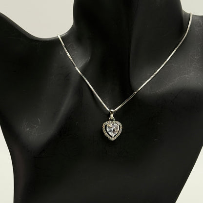Heart Pendant Set 18k Gold Plated Pendant with Earrings