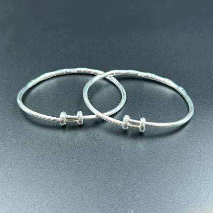 Silver Baby Kada - Adjustable Bracelet