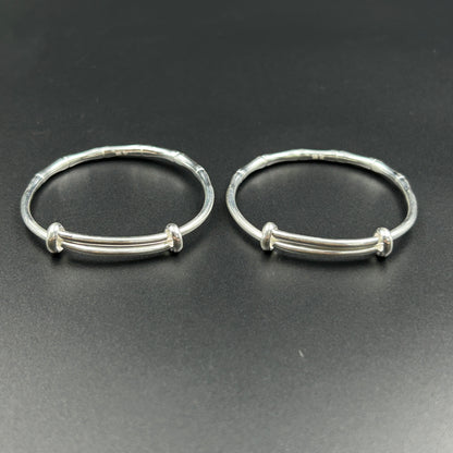 Silver Baby Kada - Adjustable Bracelet