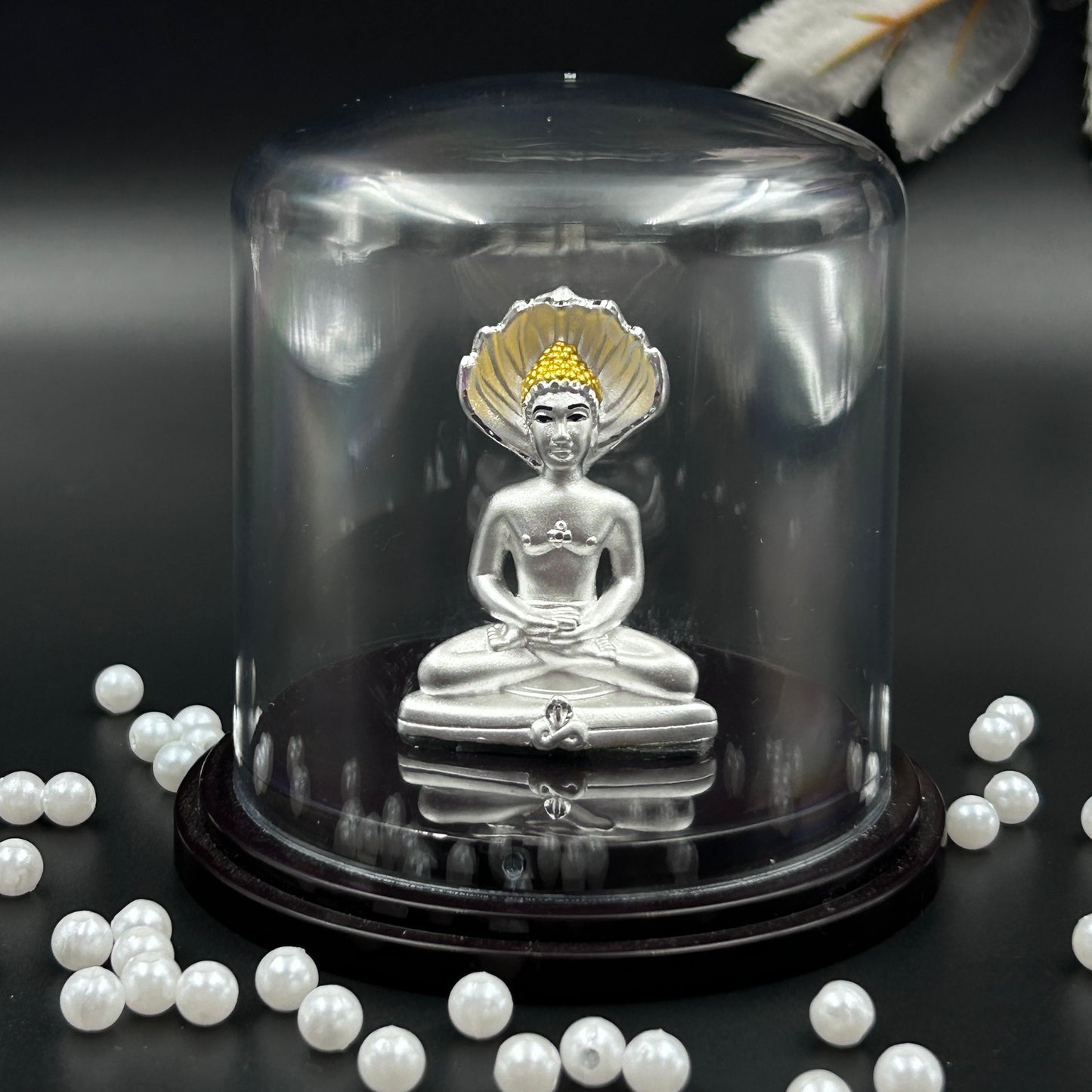 Parshwanath Pure 999 Silver Murti