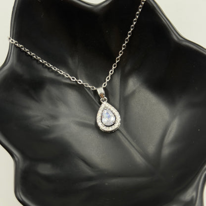 18k Gold Plated Women's Minimal Pendant Pear