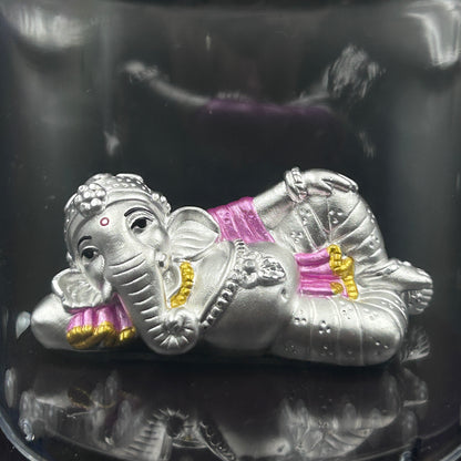 Ganesha Pure 999 Silver Murti