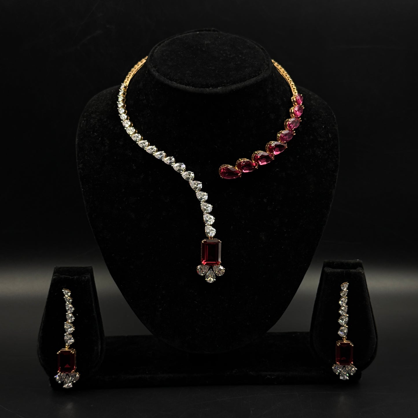 18K Gold Plated Choker Necklace For Her