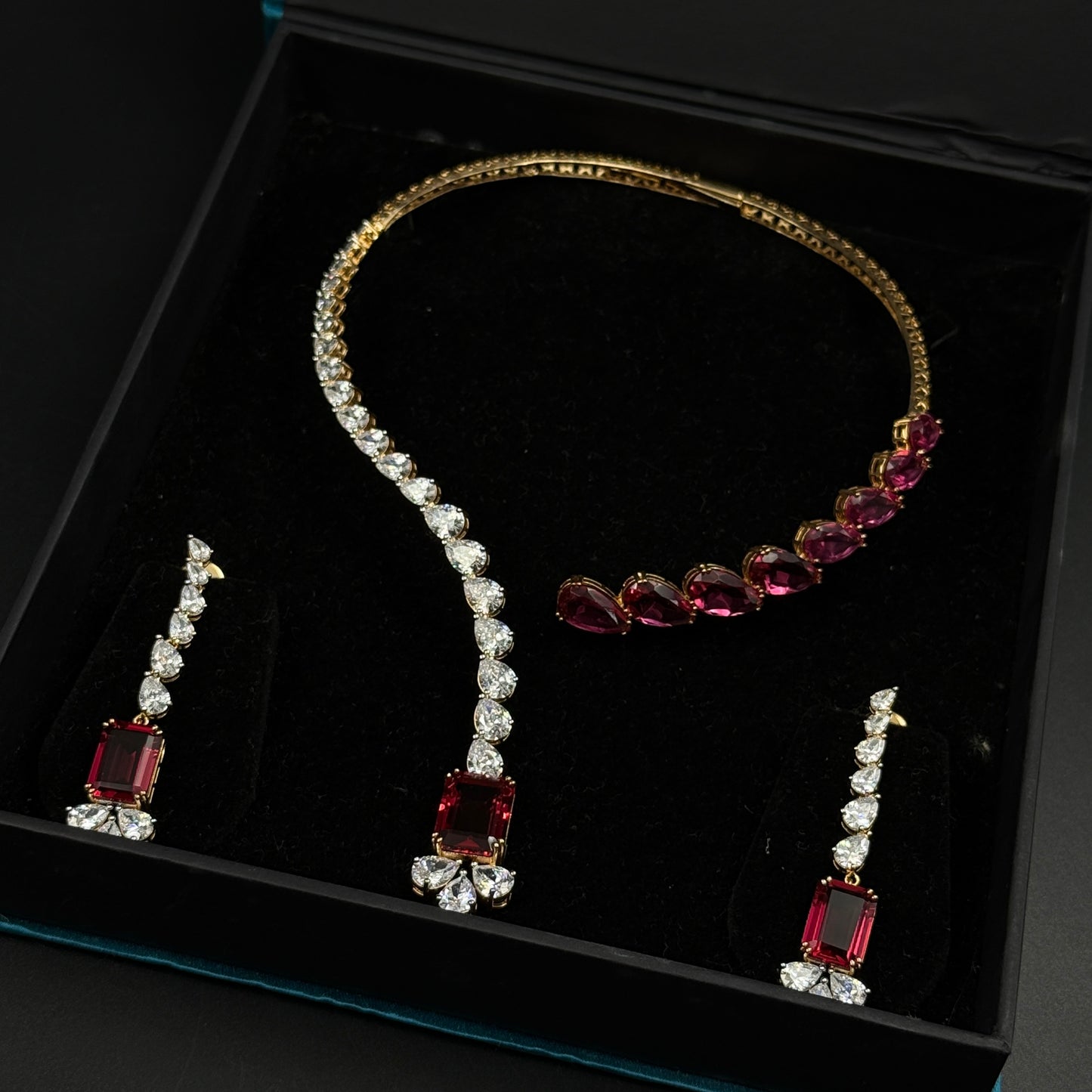 18K Gold Plated Choker Necklace For Her