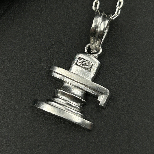 Silver Shivlinga Pendant - Sterling Silver