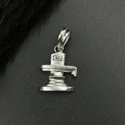 Silver Shivlinga Pendant - Sterling Silver