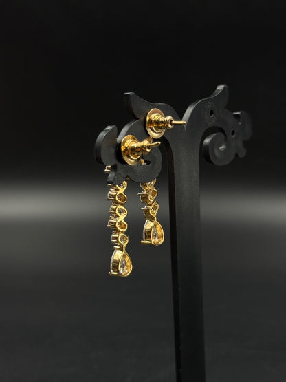 18K Gold Plated Diamond Choker Necklace