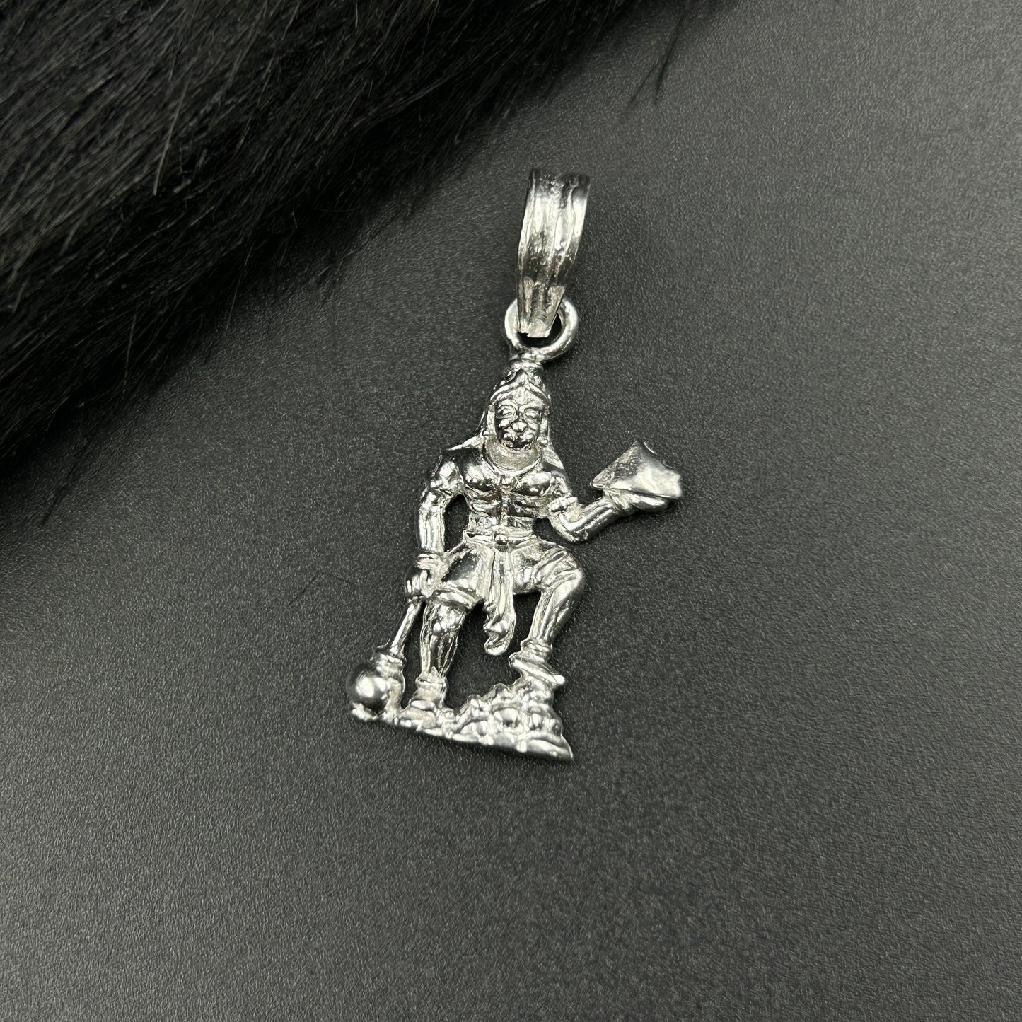 Silver Hanuman Pendant - Sterling Silver