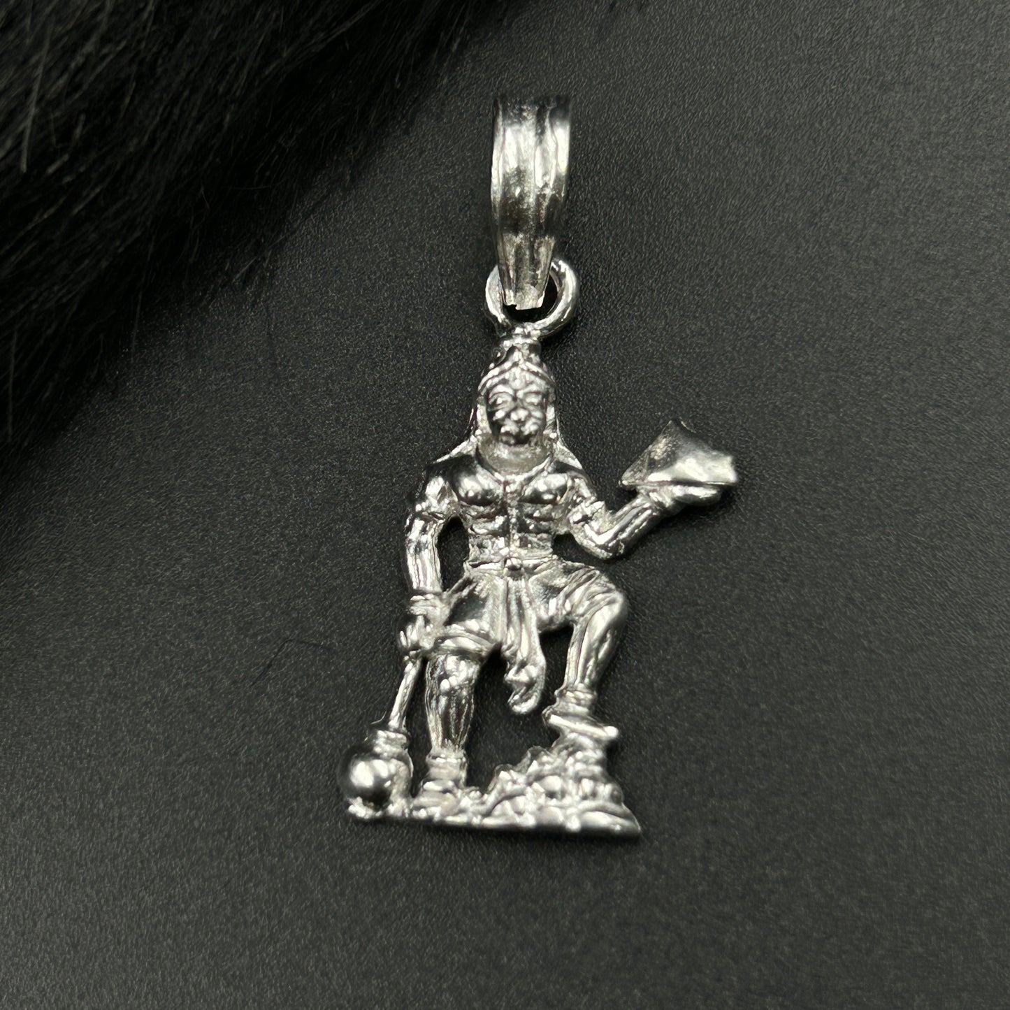 Silver Hanuman Pendant - Sterling Silver