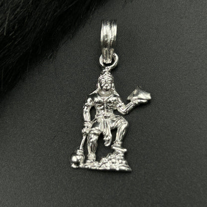 Silver Hanuman Pendant - Sterling Silver
