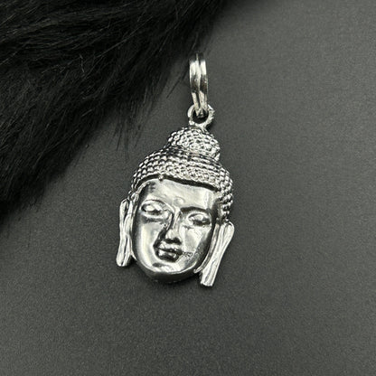 Silver Buddha Pendant - Sterling Silver