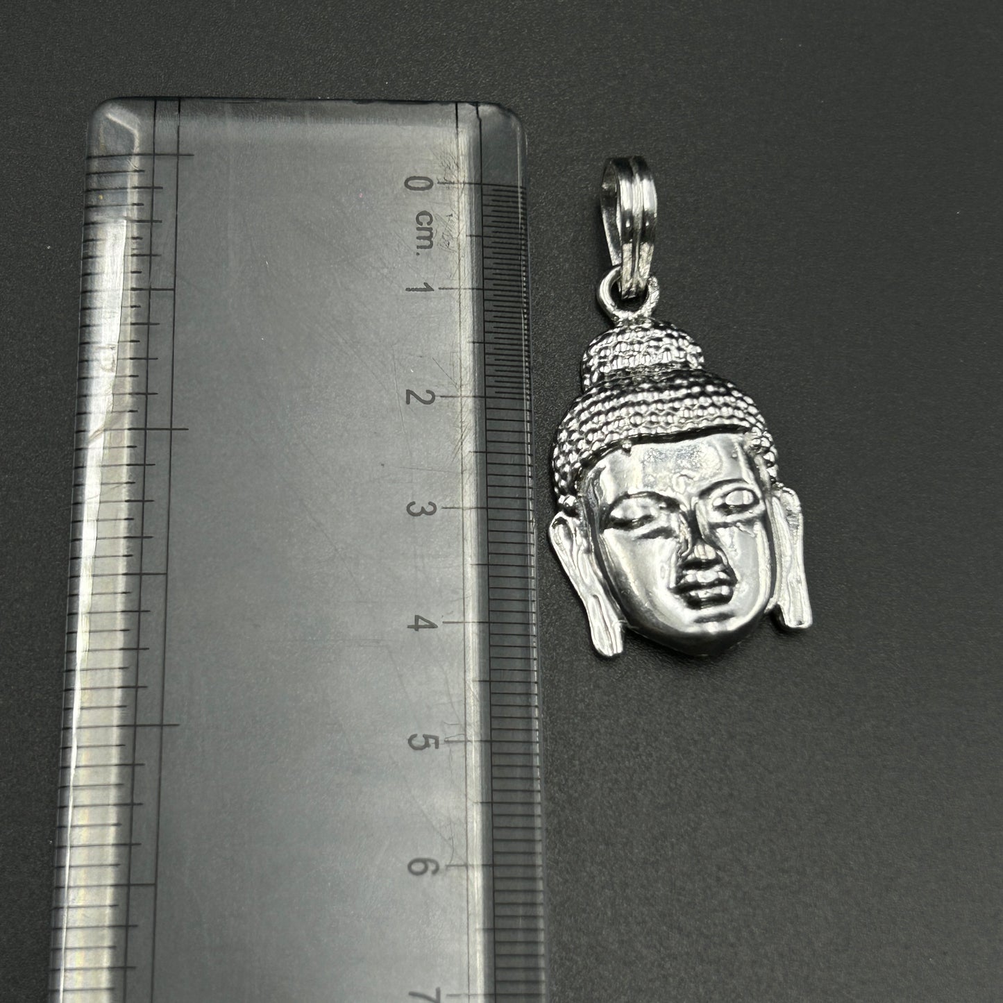 Silver Buddha Pendant - Sterling Silver