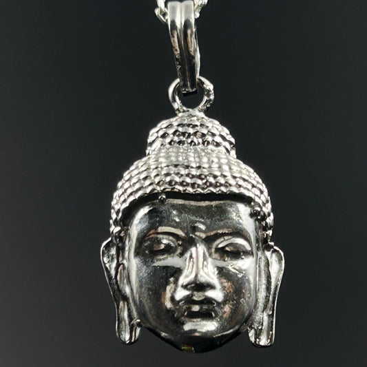 Silver Buddha Pendant - Sterling Silver