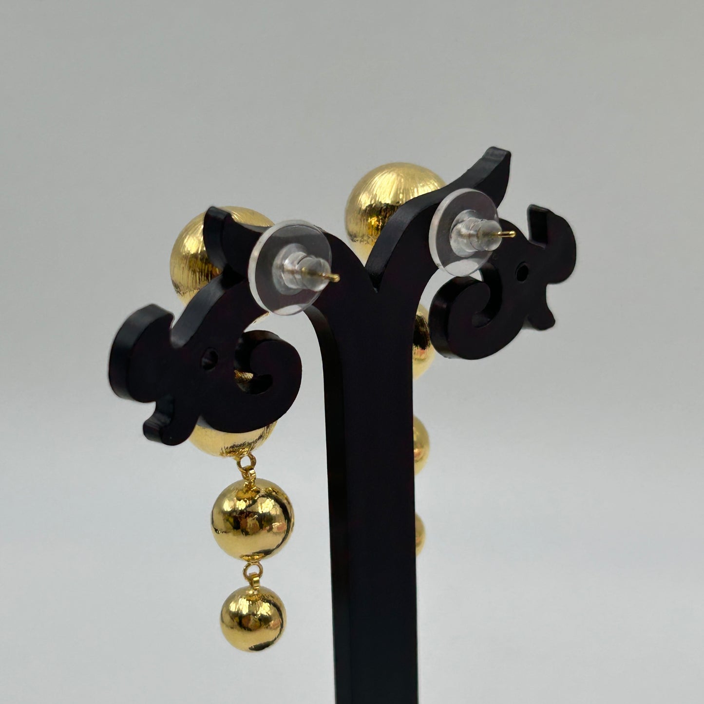 18k Gold Plated Bubble Earring Dangle Earring for Women