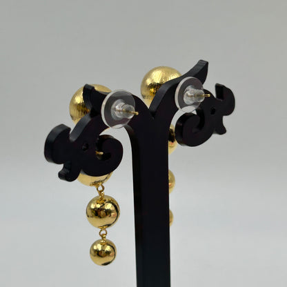 18k Gold Plated Bubble Earring Dangle Earring for Women