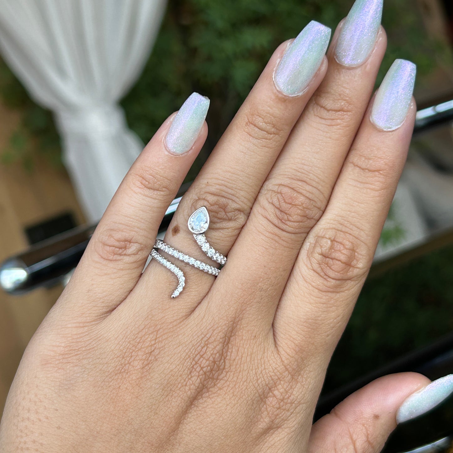 Silver Snake Ring - Women's Snake Ring