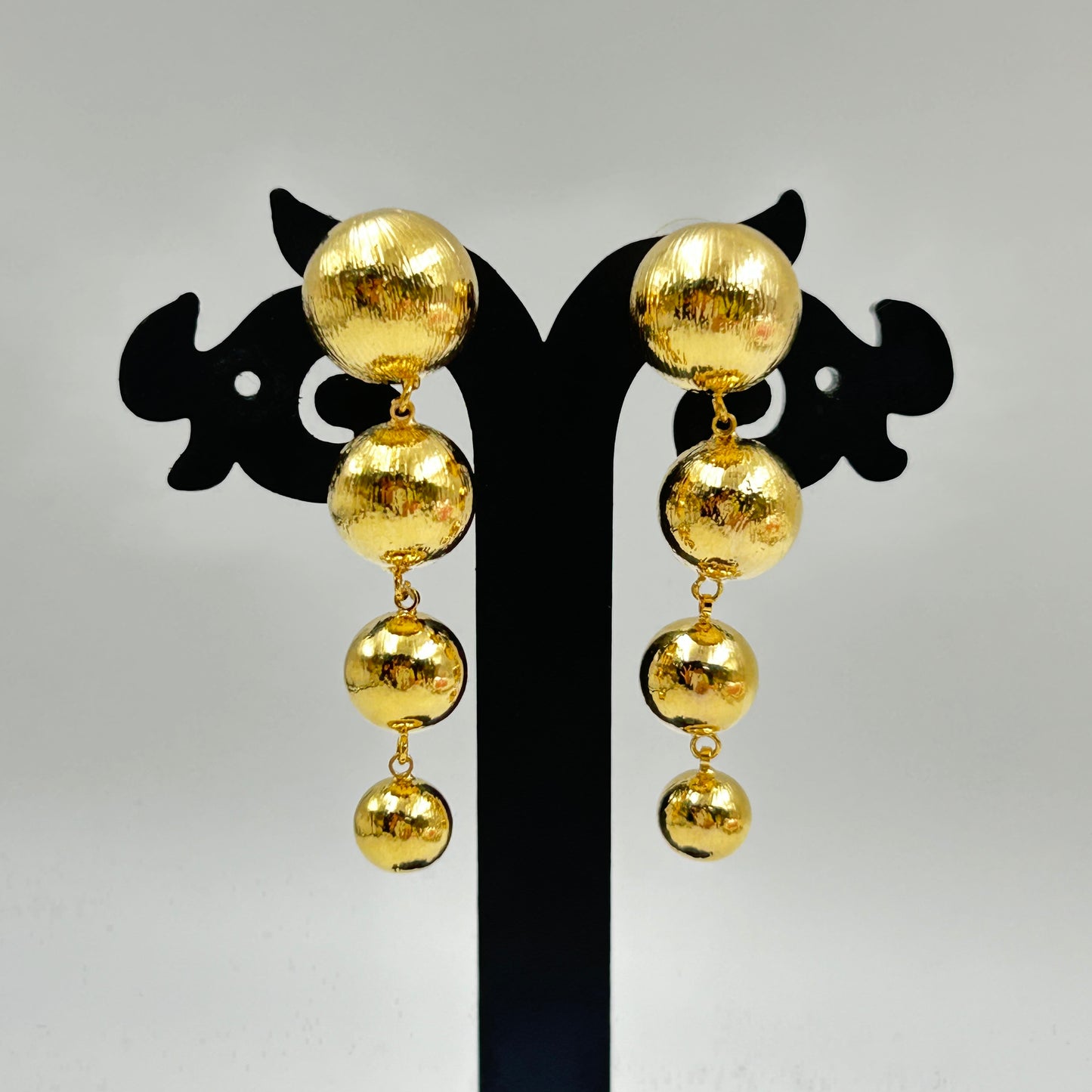 18k Gold Plated Bubble Earring Dangle Earring for Women