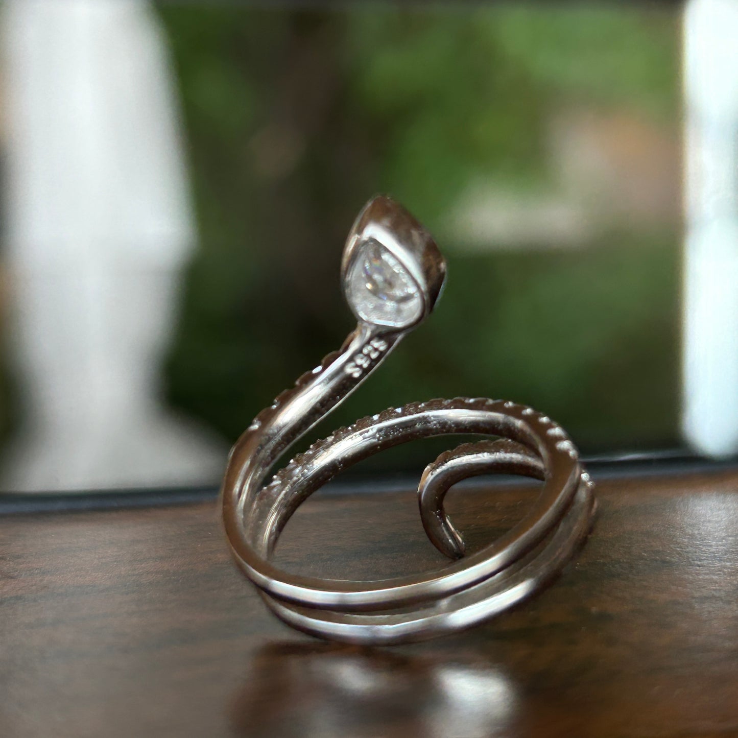 Silver Snake Ring - Women's Snake Ring