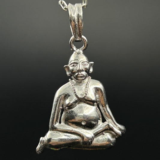 Silver Swami Samarth Pendant - Sterling Silver