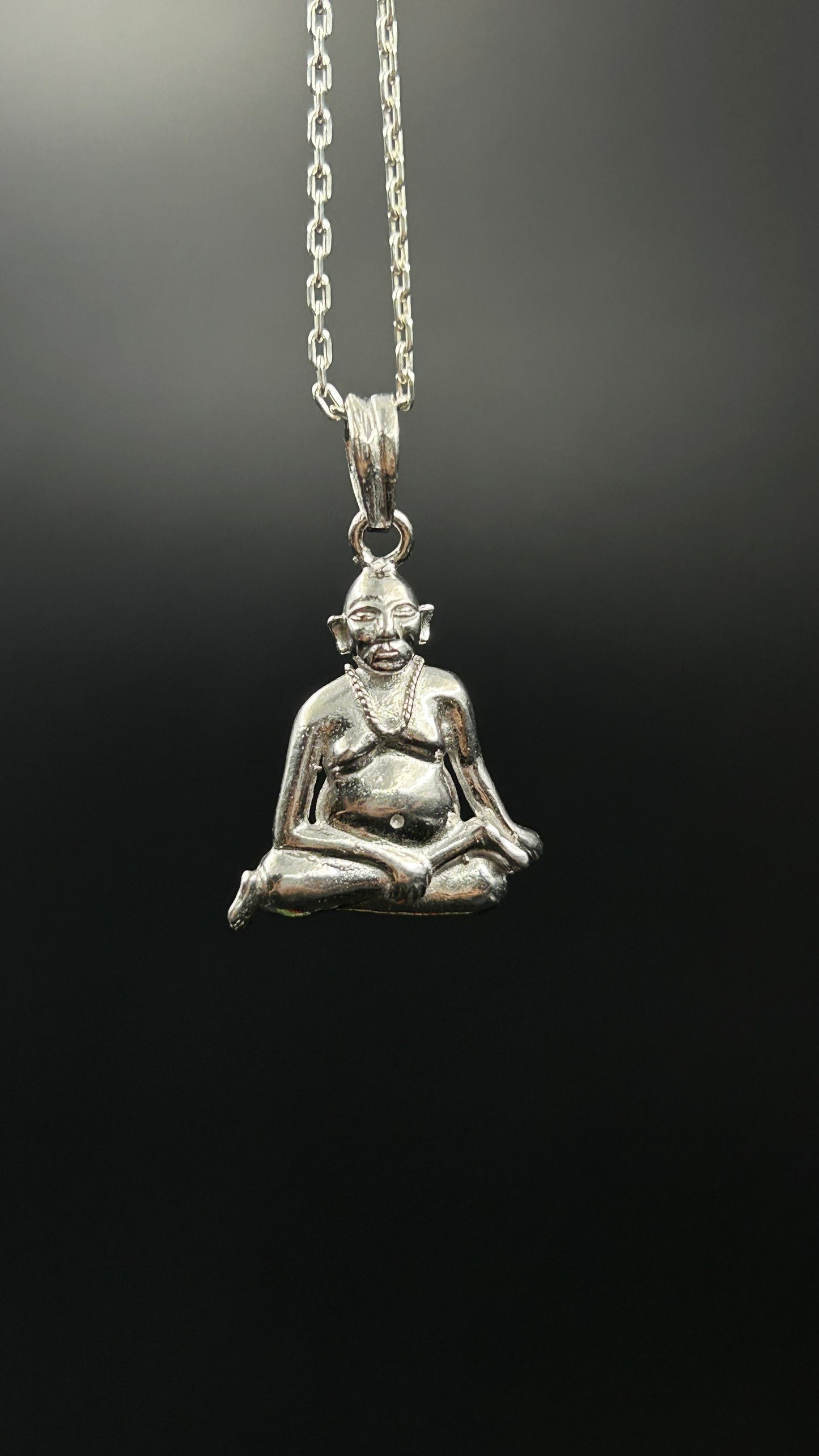 Silver Swami Samarth Pendant - Sterling Silver