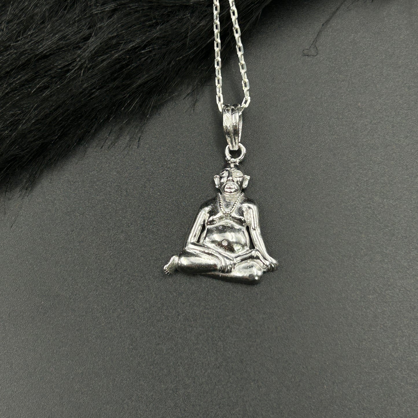 Silver Swami Samarth Pendant - Sterling Silver