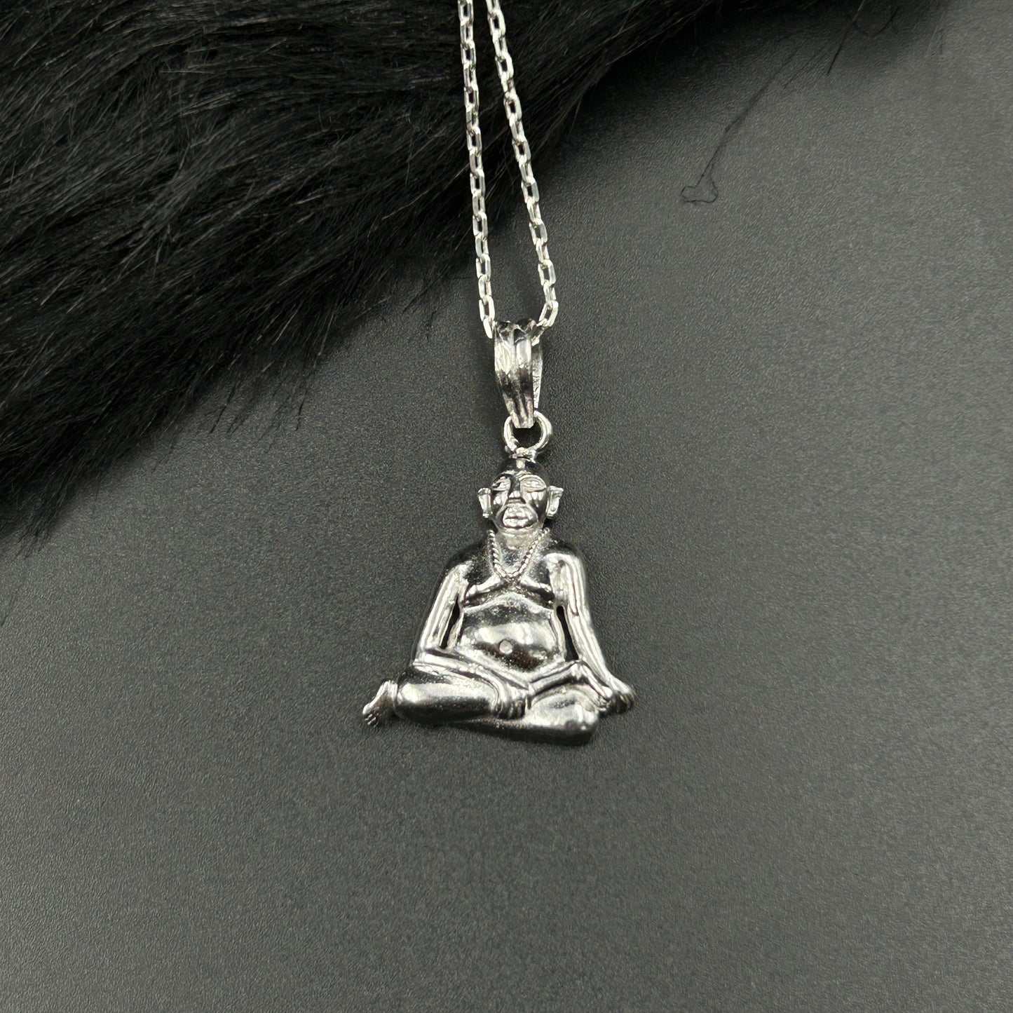 Silver Swami Samarth Pendant - Sterling Silver