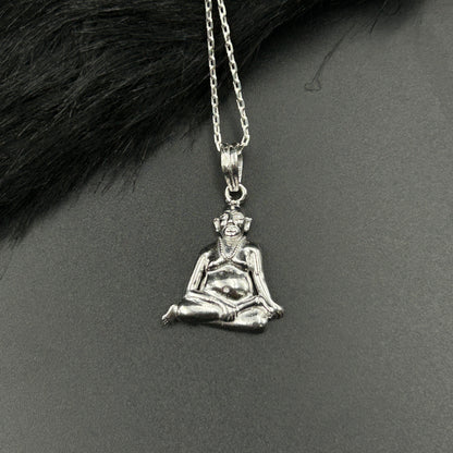 Silver Swami Samarth Pendant - Sterling Silver