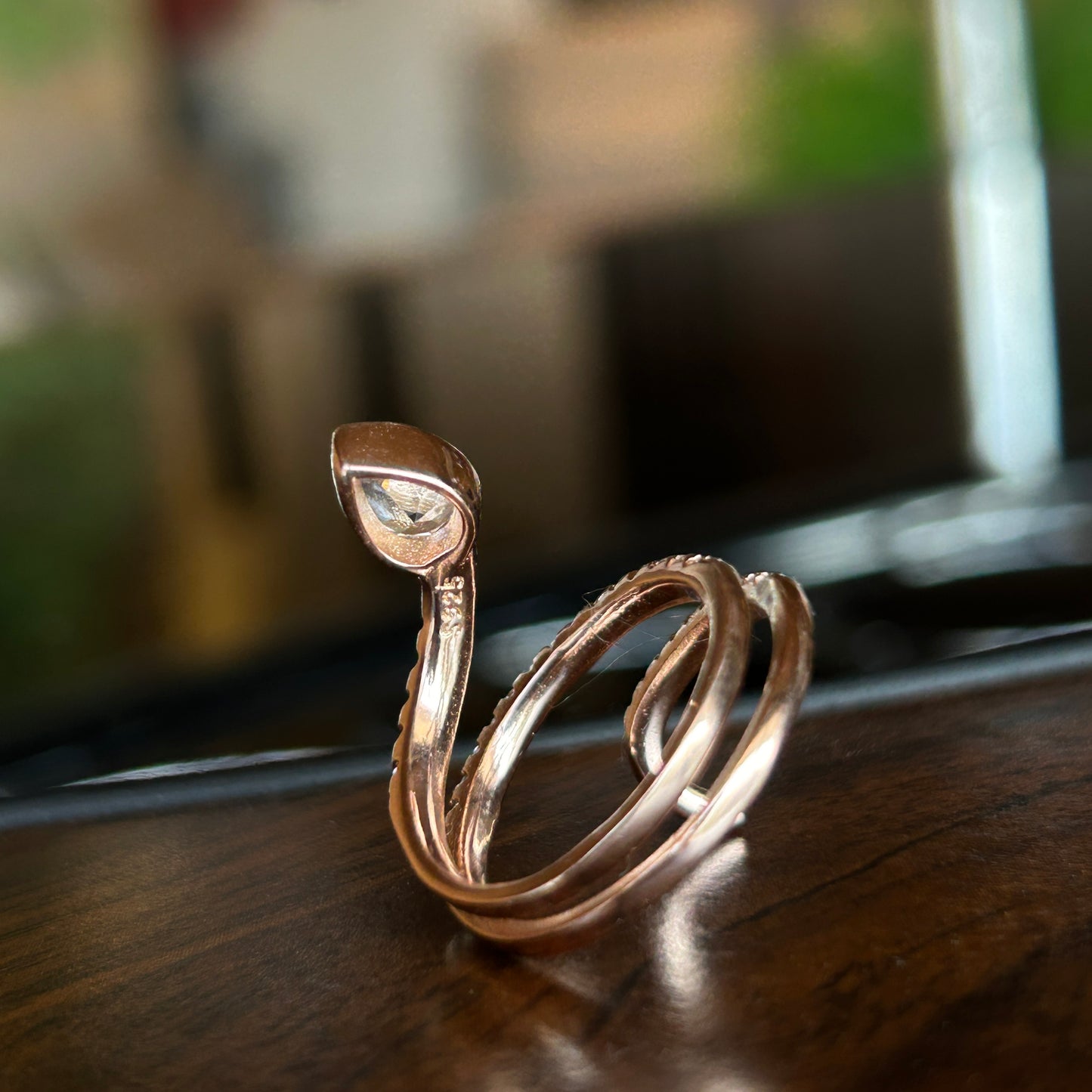 Silver Snake Ring - Women's Snake Ring