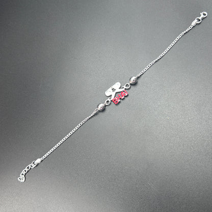 Moustache BHAI Rakhi - Pure Silver Rakhi