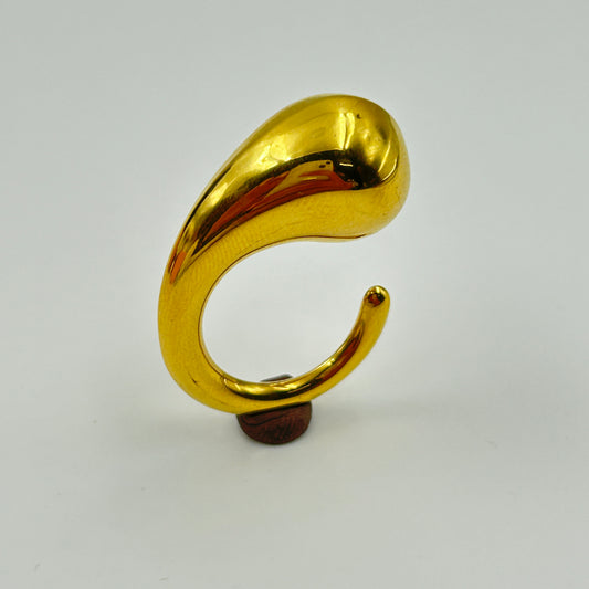 Women's Drop Ring 18k Yellow Gold Plated Ring