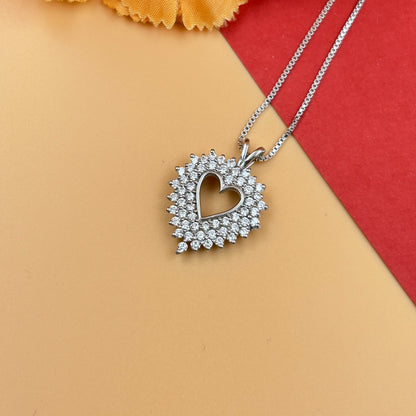 Women's Silver Heart Pendant