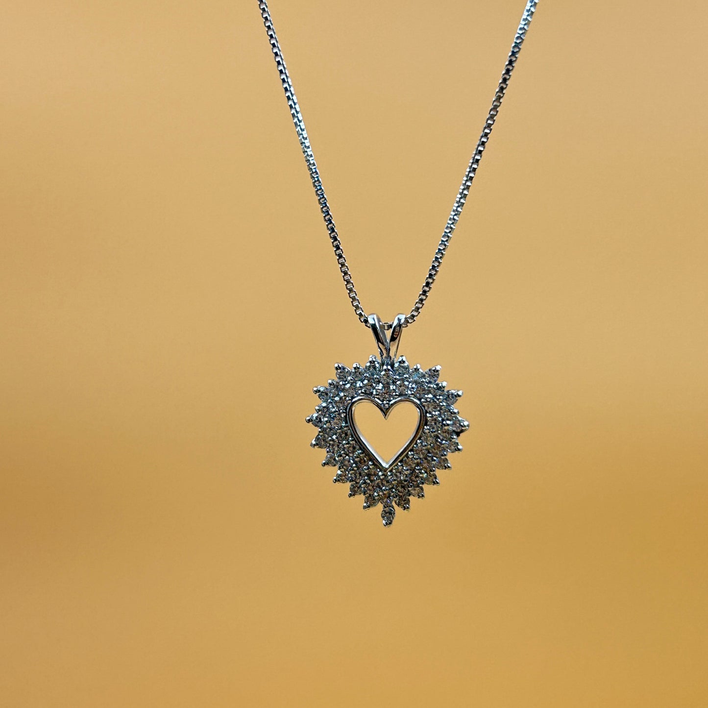 Women's Silver Heart Pendant