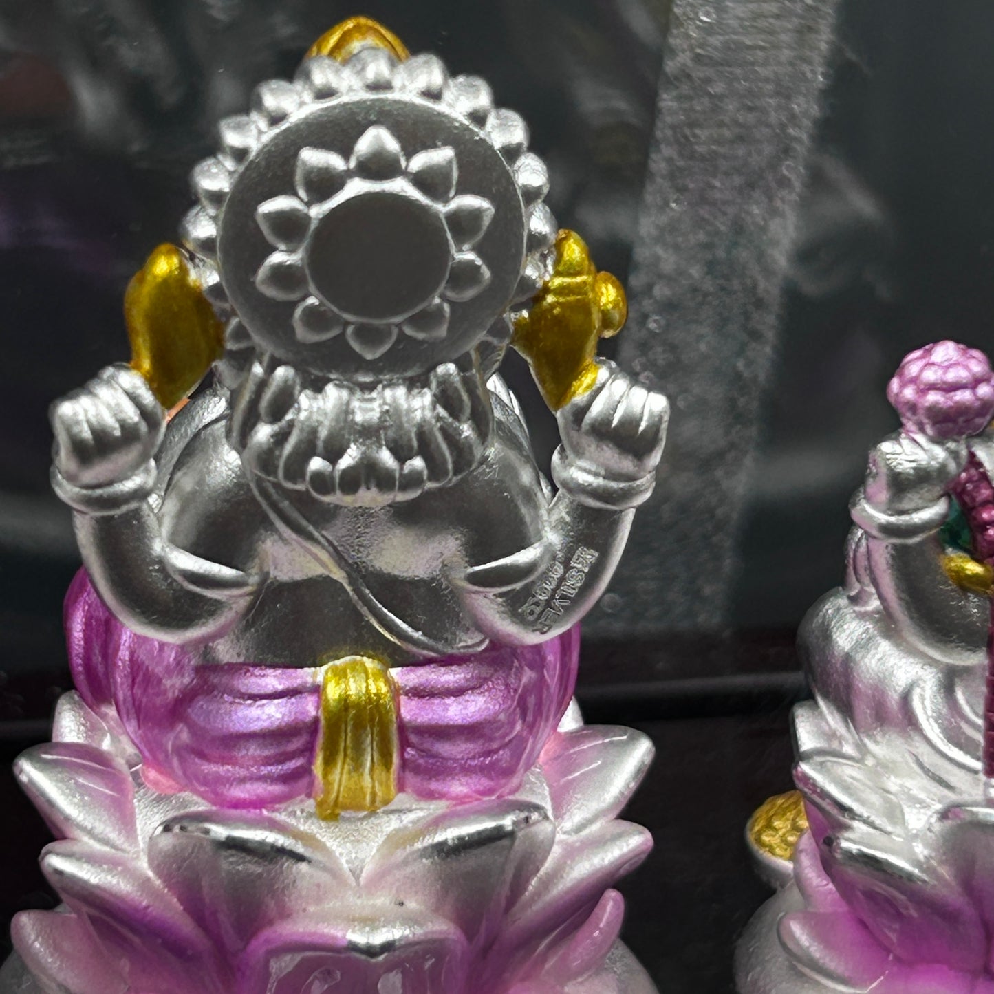 Laxmi/Ganesh/Saraswati 999 Pure Silver Murti