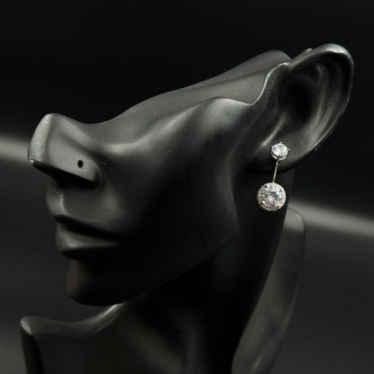 Two in One Earring 18k Gold Plated